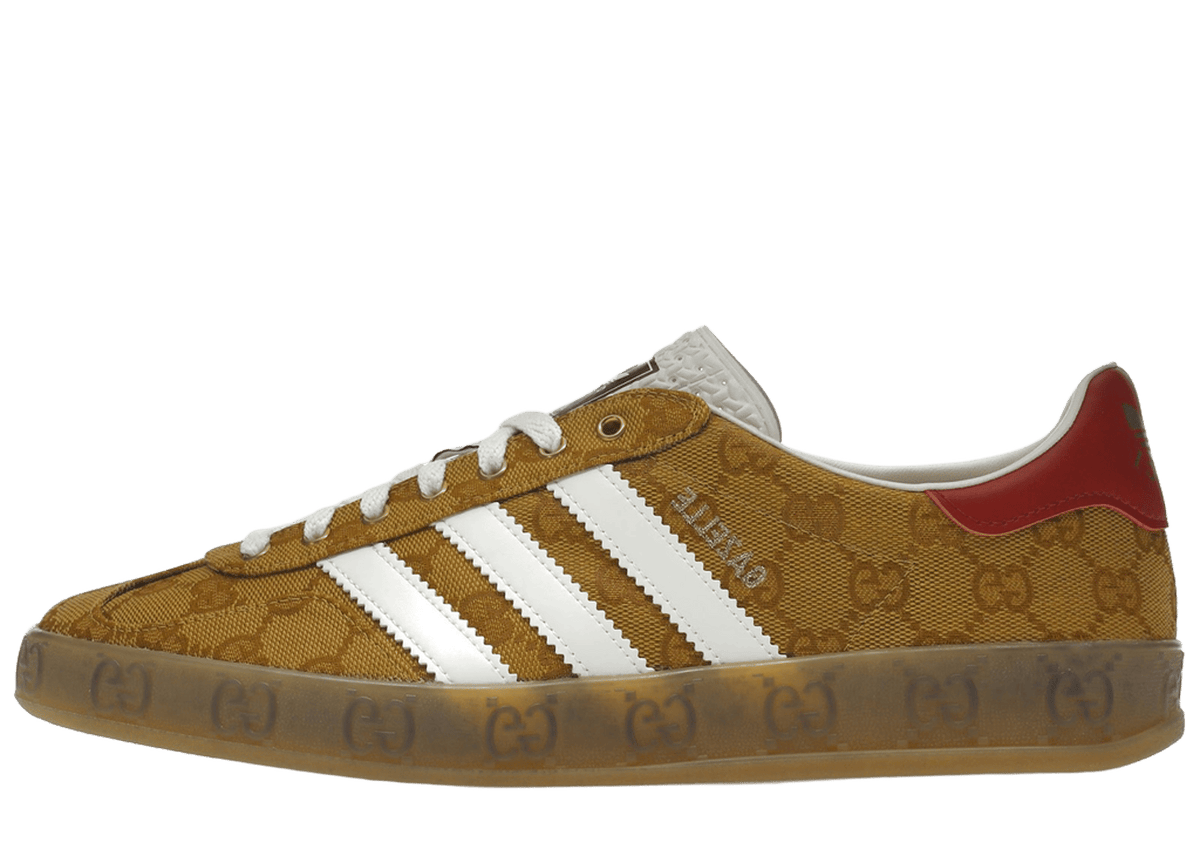adidas Gazelle Gucci Original GG Beige Brown