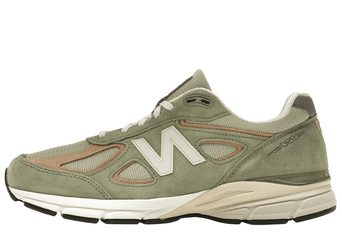 New Balance 990v4 MiUSA Teddy Santis Olive Incense