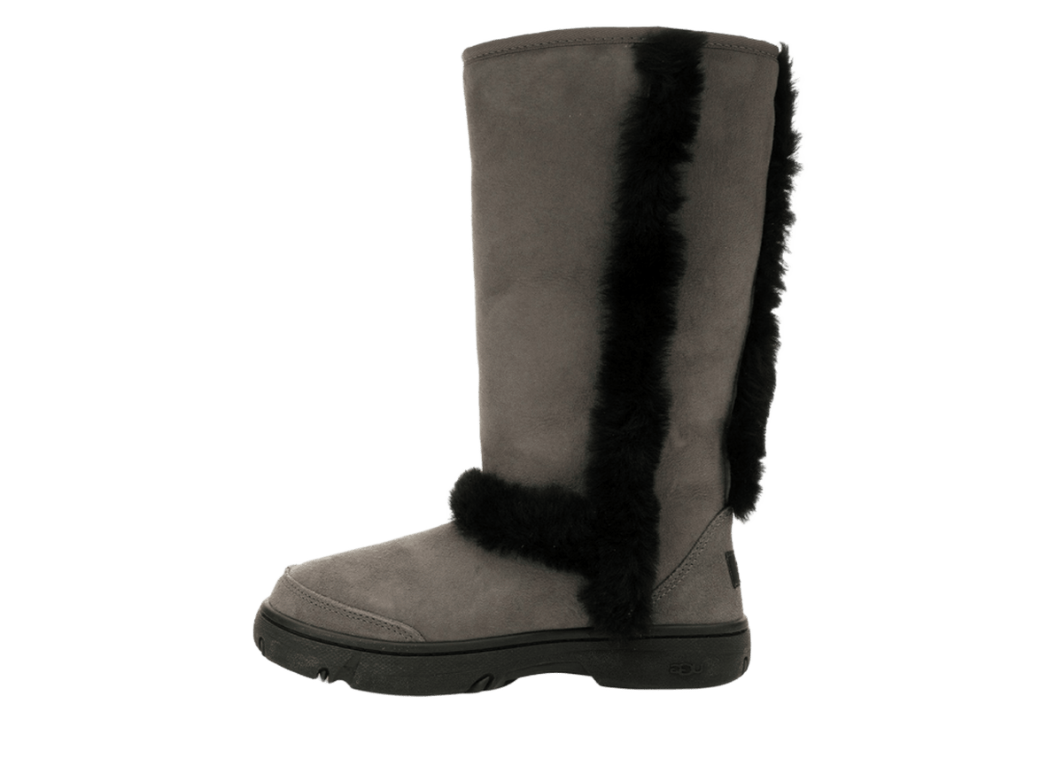 UGG Sunburst Tall Boot Grey Black (Women's) | 5218-GRB