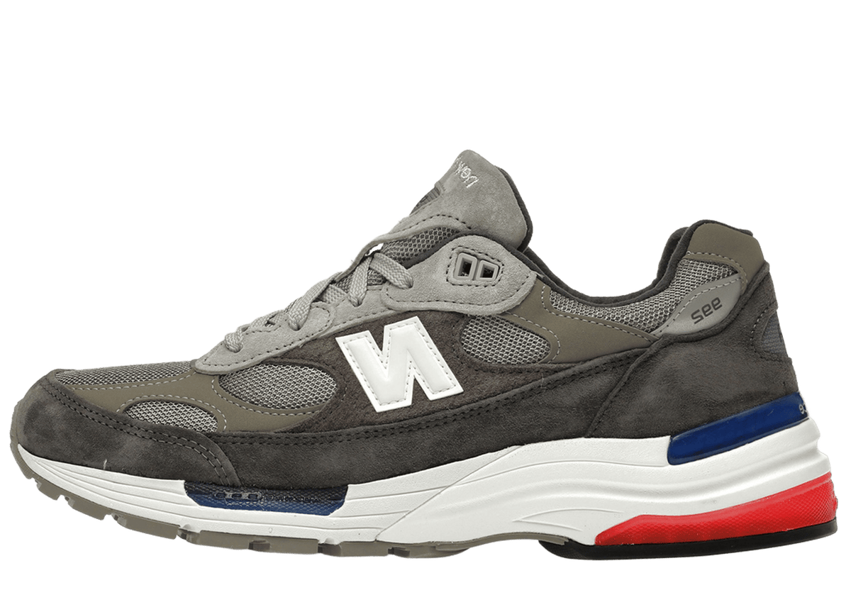 New Balance 992 Grey Blue Red
