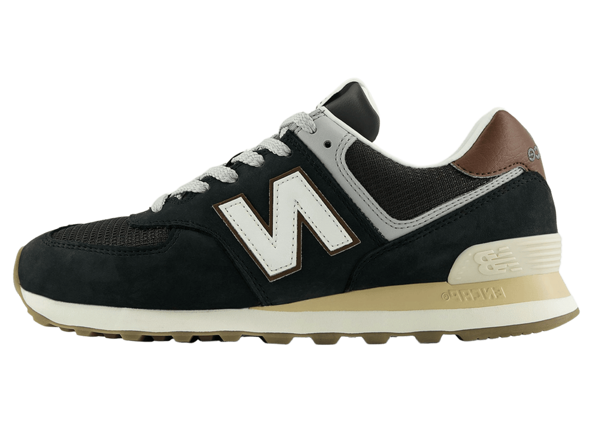 New Balance 574 Brown Dark Silver Metallic