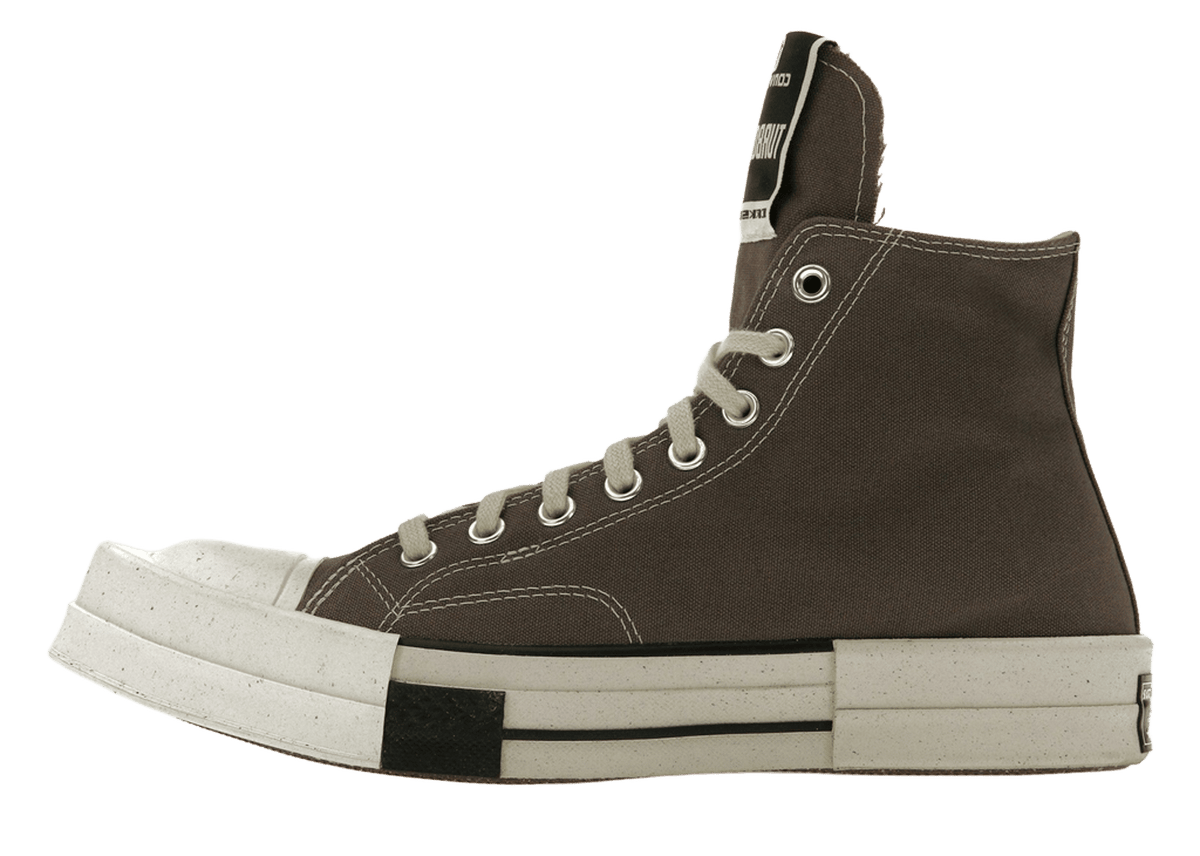 Converse TURBODRK Laceless Chuck Taylor All Star 70 Hi Rick Owens DRKSHDW Iron
