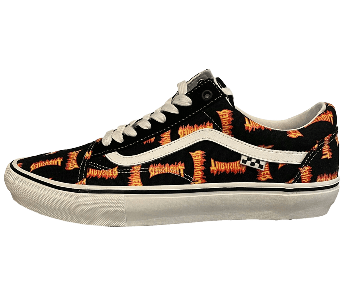Vans Old Skool Thrasher All Over Flame Logo