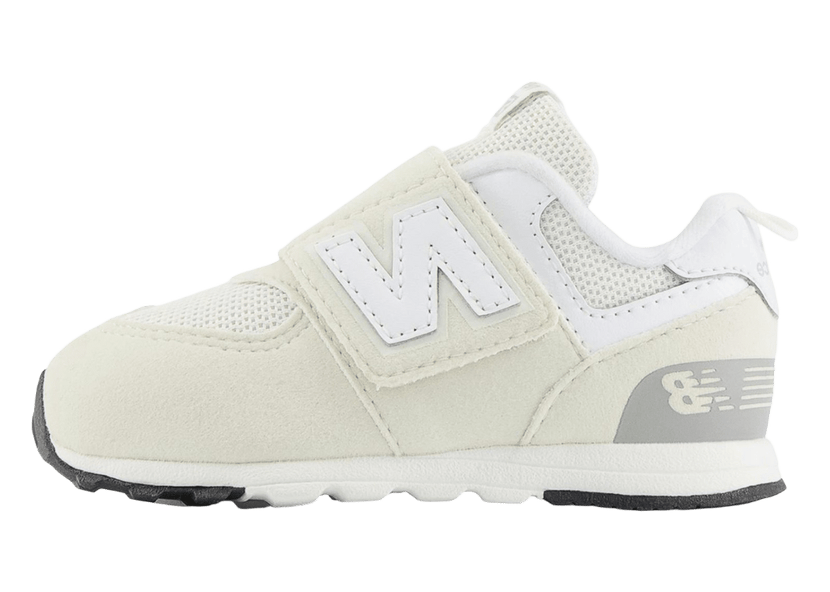 New Balance 574 Hook and Loop Nimbus Cloud White (TD)