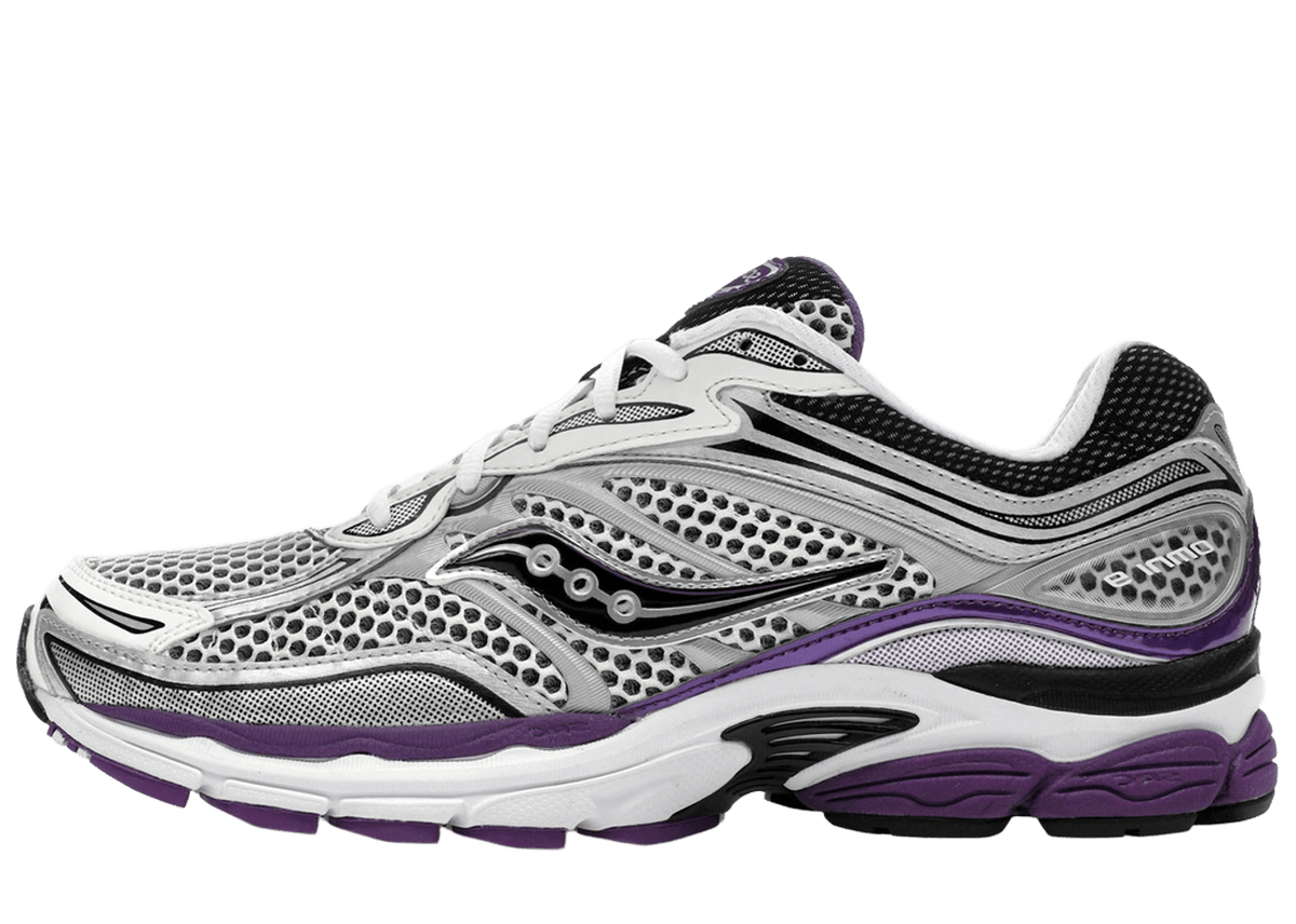 Saucony ProGrid Omni 9 White Black Silver Purple