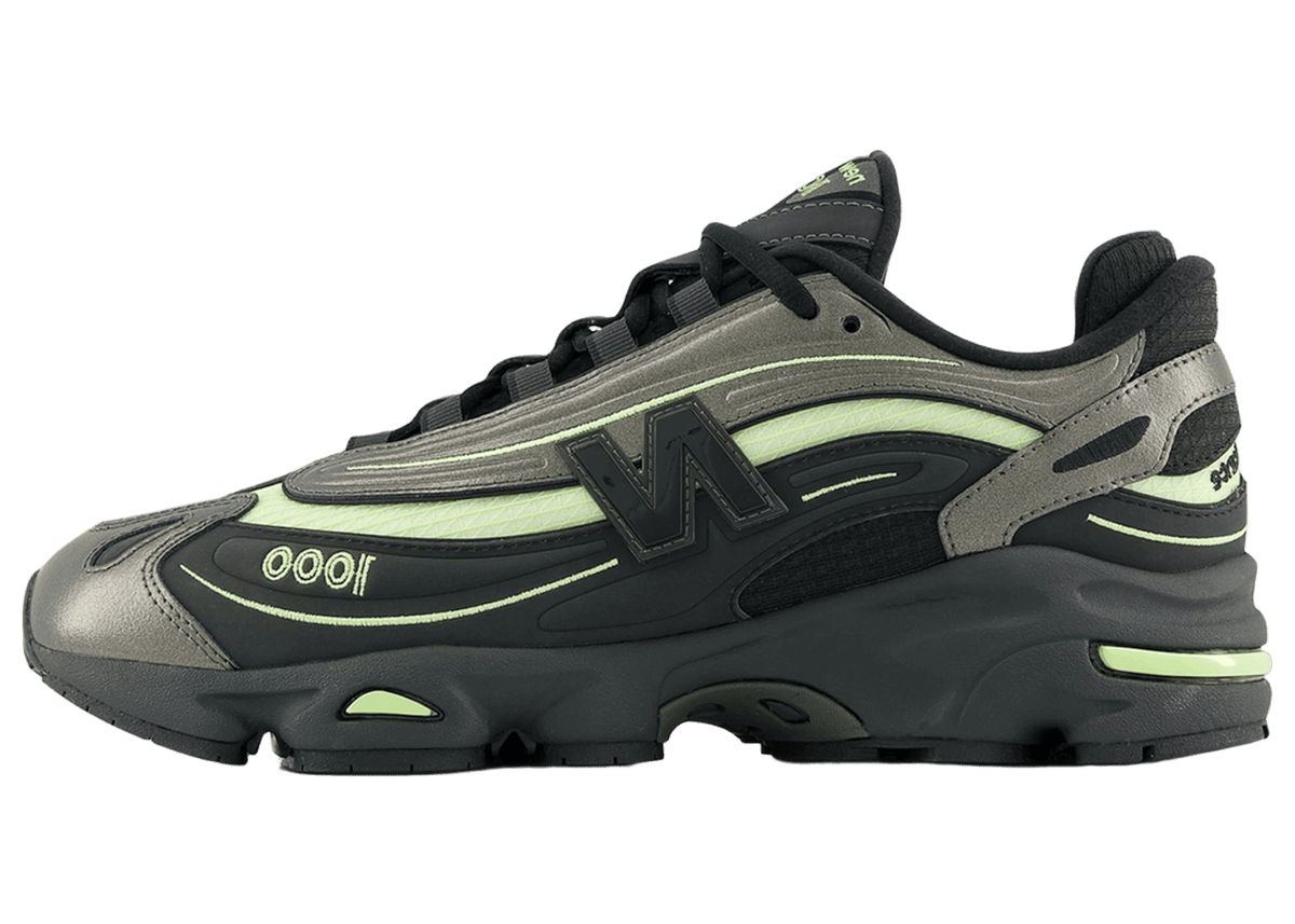 New Balance 1000 Black Metallic Dry Lime
