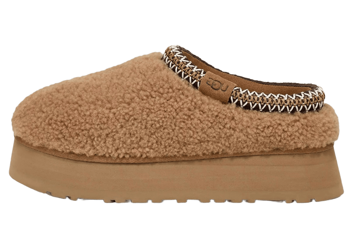 UGG Tazz Slipper Maxi Curly Chestnut (Women's) | 1167770-CHE