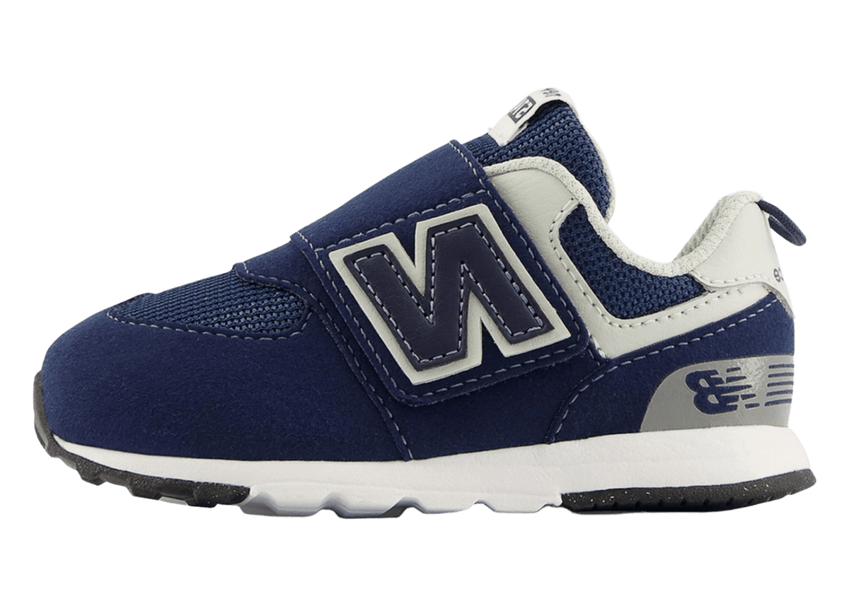 New Balance 574 Hook and Loop Navy White (TD)