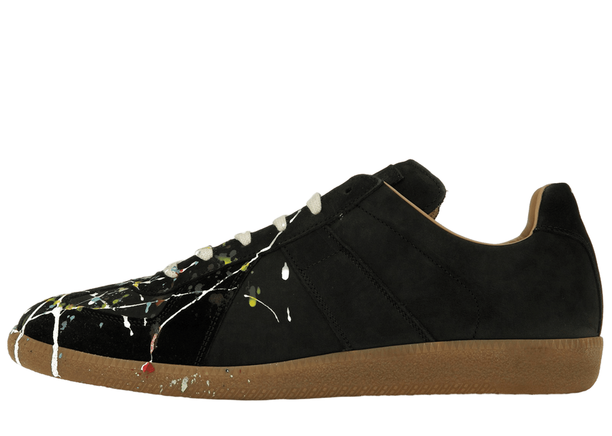 Maison Margiela Paint Replica German Army Trainer (GAT) Black