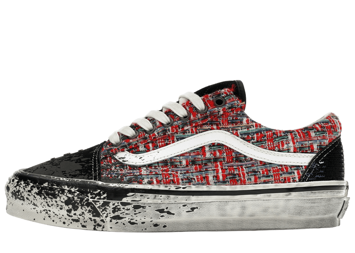 Vans Premium Old Skool Charms Red Black