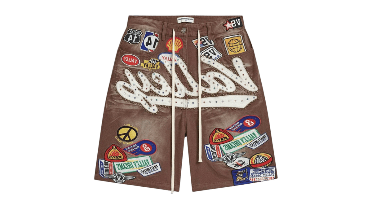 Vale Forever Brown 1980's Jorts Red/Wash