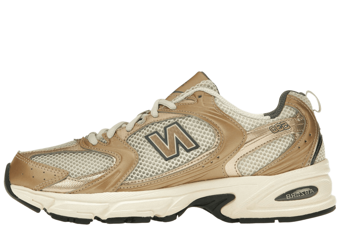 New Balance 530 Turtledove Gold Metallic