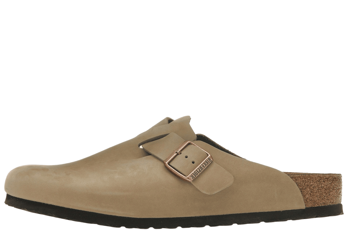 Birkenstock Boston Oiled Leather Tobacco Brown