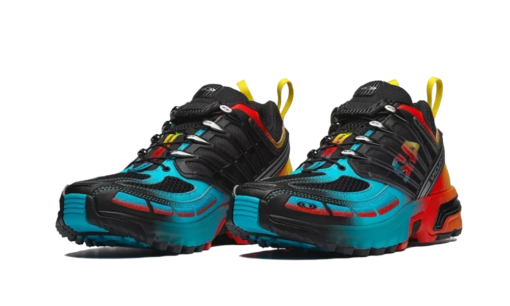 Salomon ACS Pro L'Art de L'Automobile Fiery Red Scuba Blue