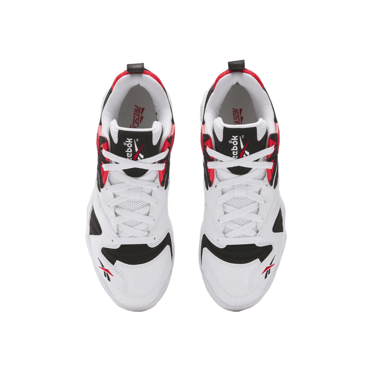 Reebok Brutus Low White Black Vector Red