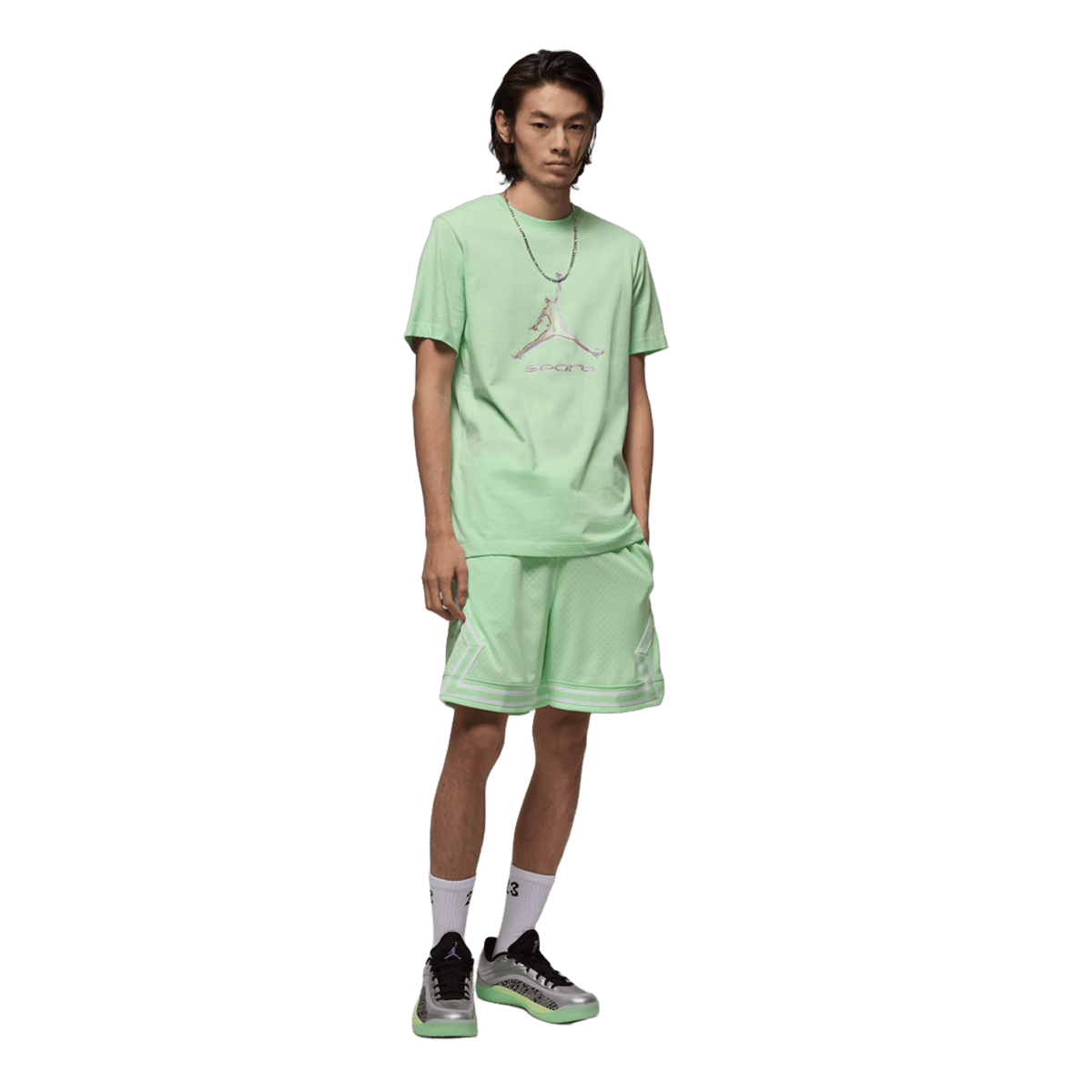 Jordan Zion 4 Grey Fog