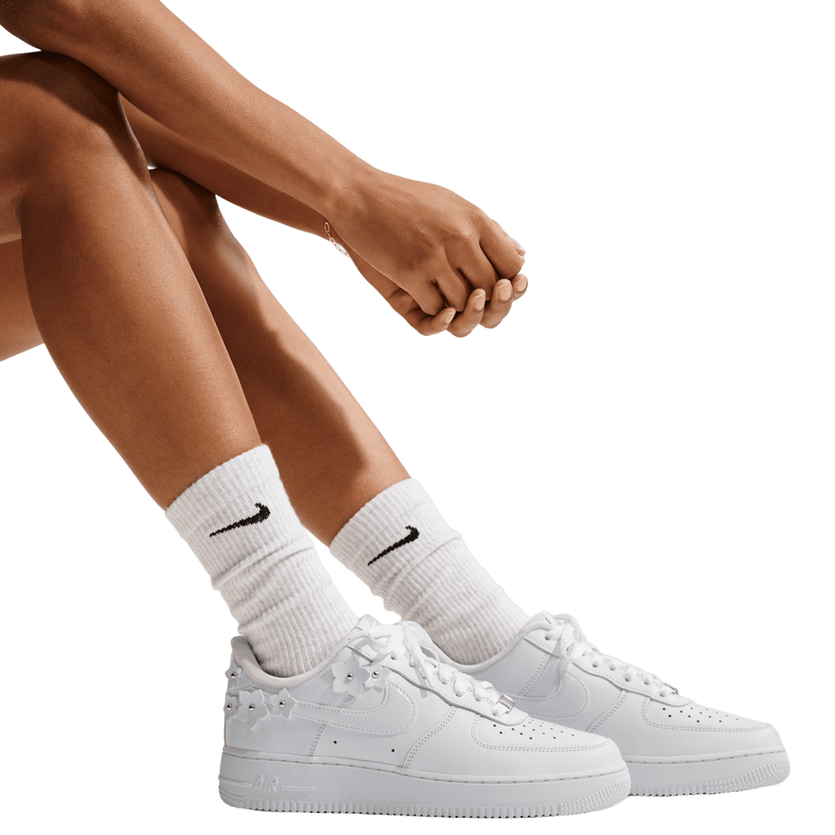 Nike Air Force 1 Low '07 Florette White Wolf Grey (Women's)