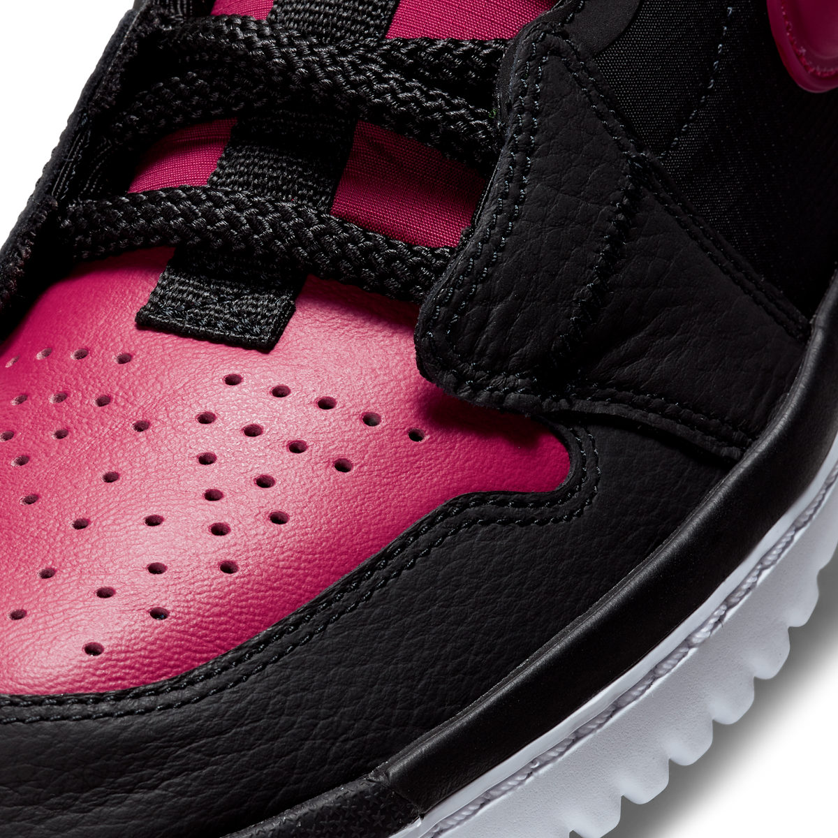 Jordan 1 High React Black Noble Red