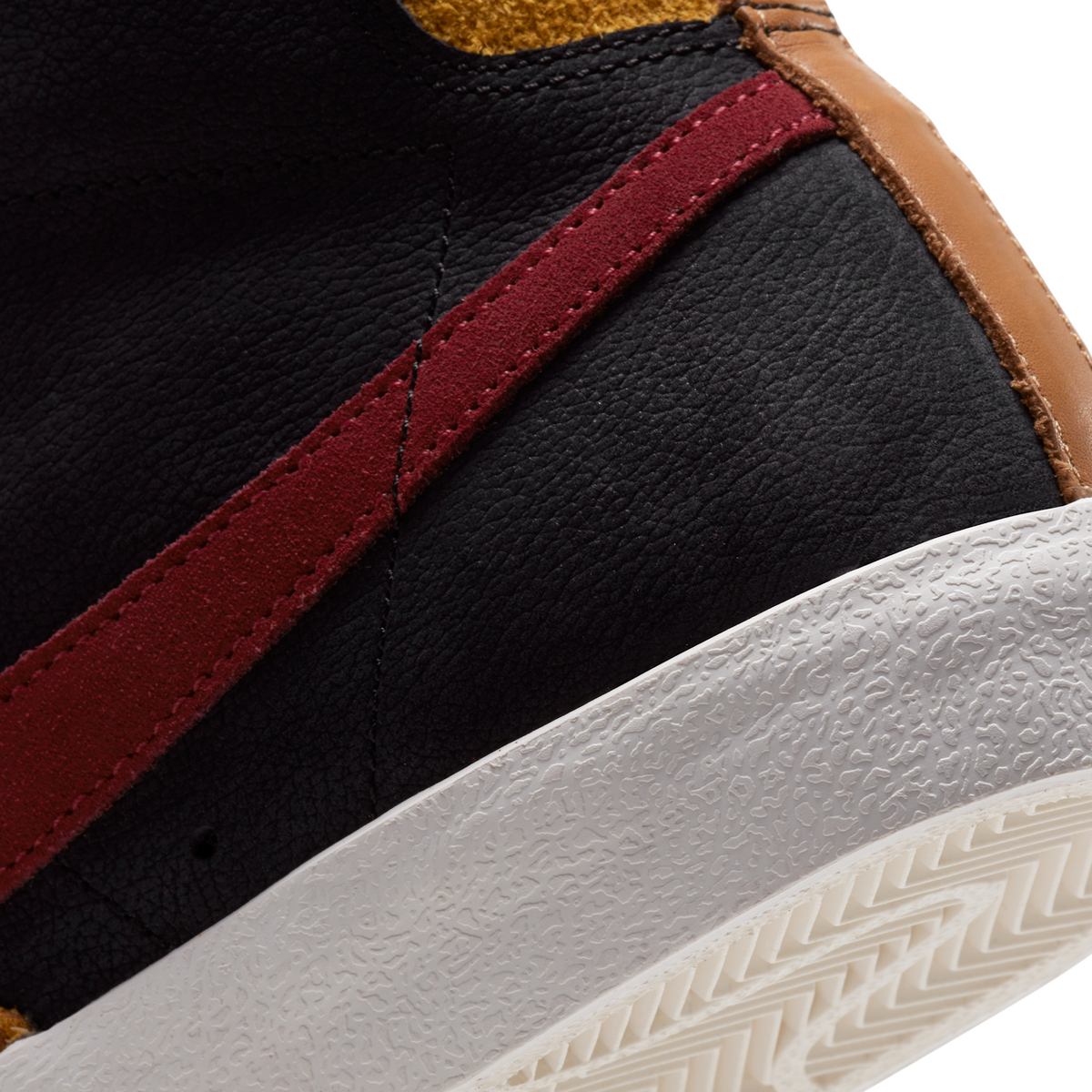 Nike Blazer Mid 77 Black Team Red University Gold (Women's) | CU6442-001