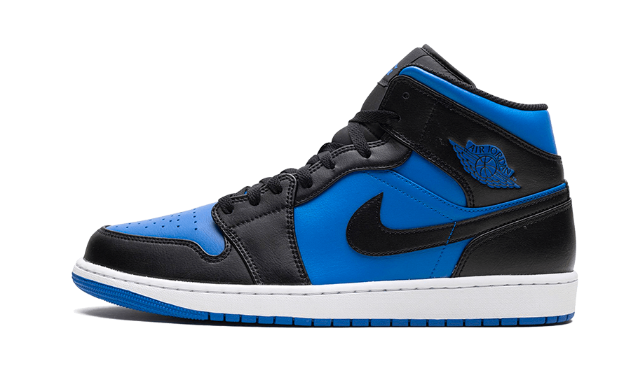 Air Jordan 1 Mid Black Royal Metallic