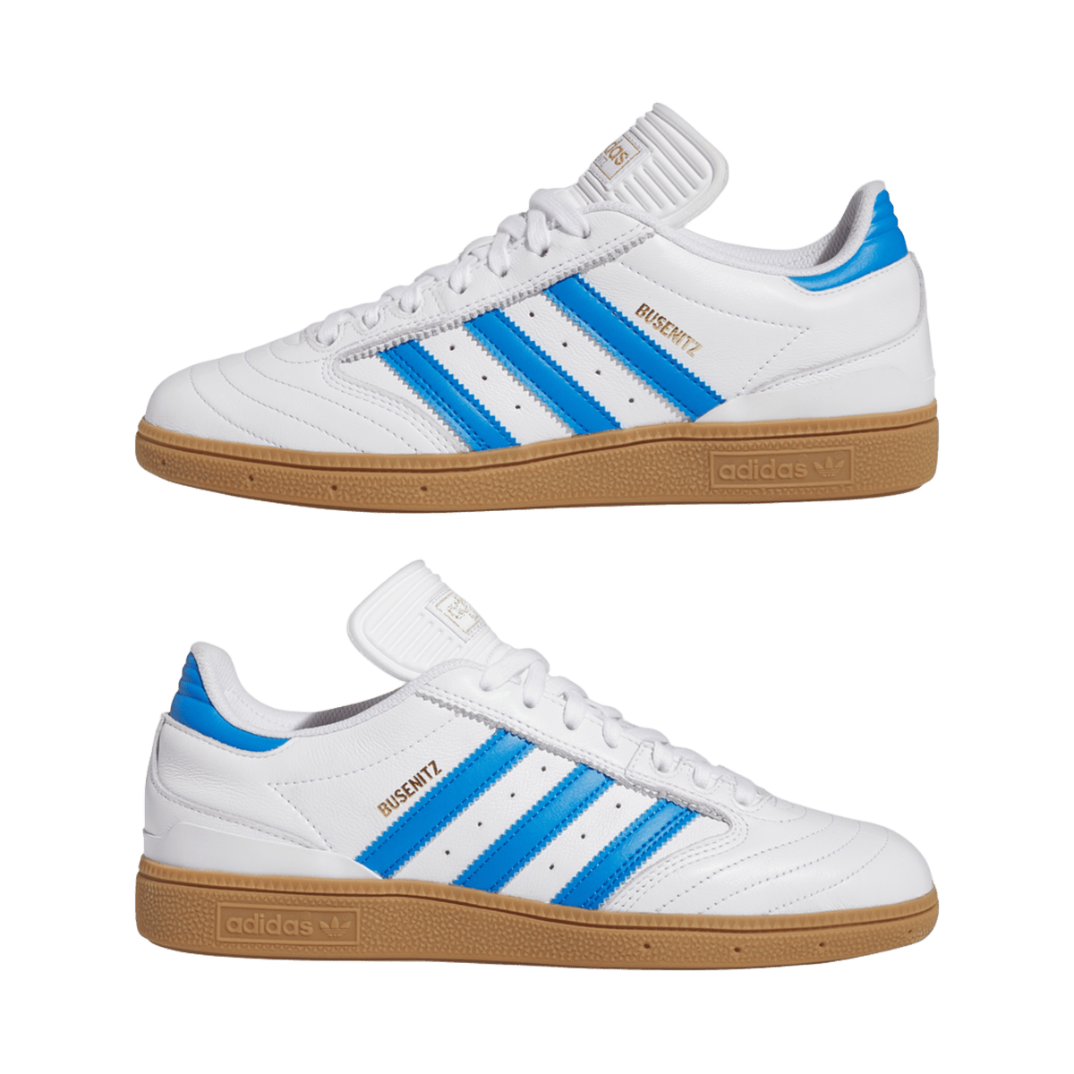 adidas Busenitz Cloud White Blue Bird Gold Metallic