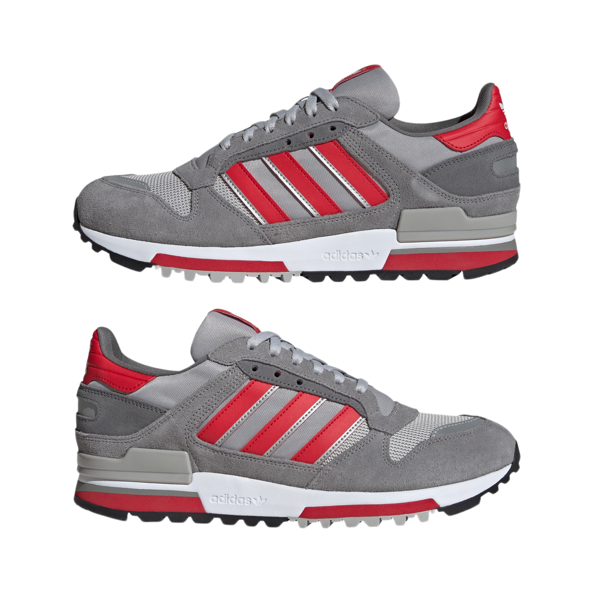 adidas ZX 600 Grey Three Better Scarlet Grey Two