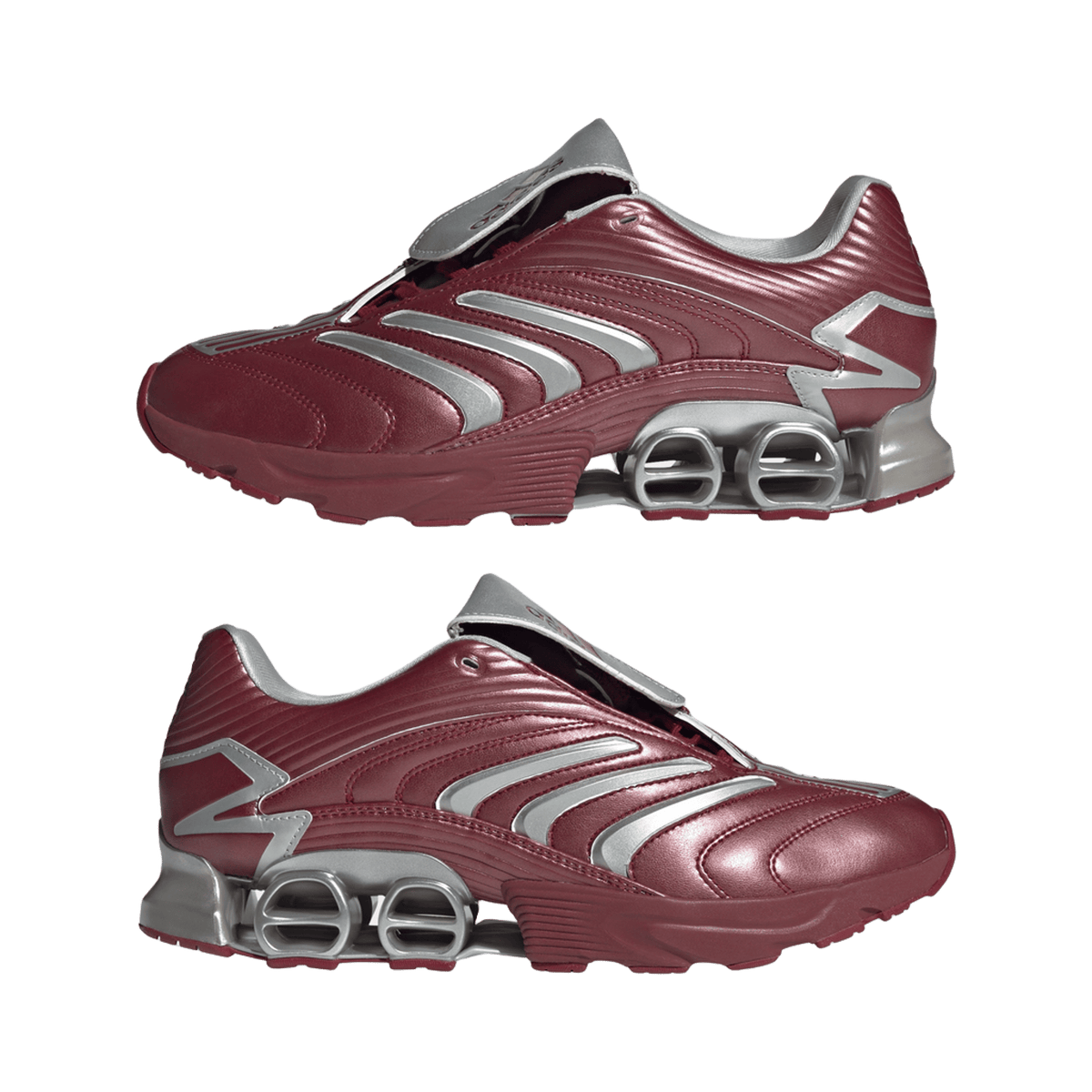 adidas Predator Megaride Burgundy Silver Metallic