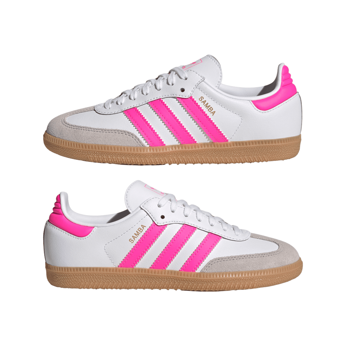 adidas Samba OG Cloud White Lucid Pink Gum (GS)