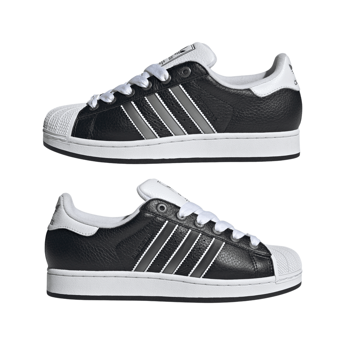adidas Superstar II Core Black Matte Silver Cloud White