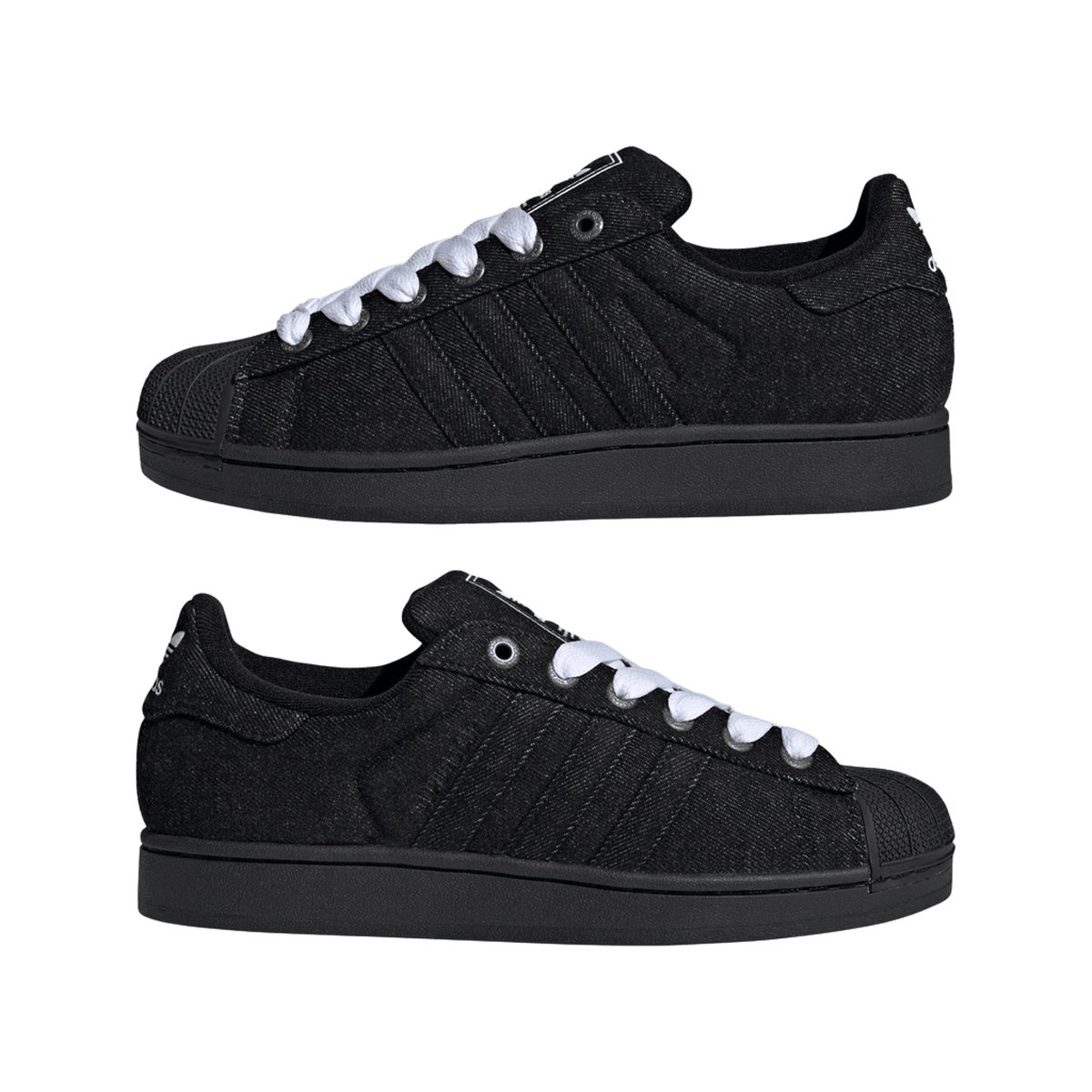adidas Superstar II Black Denim