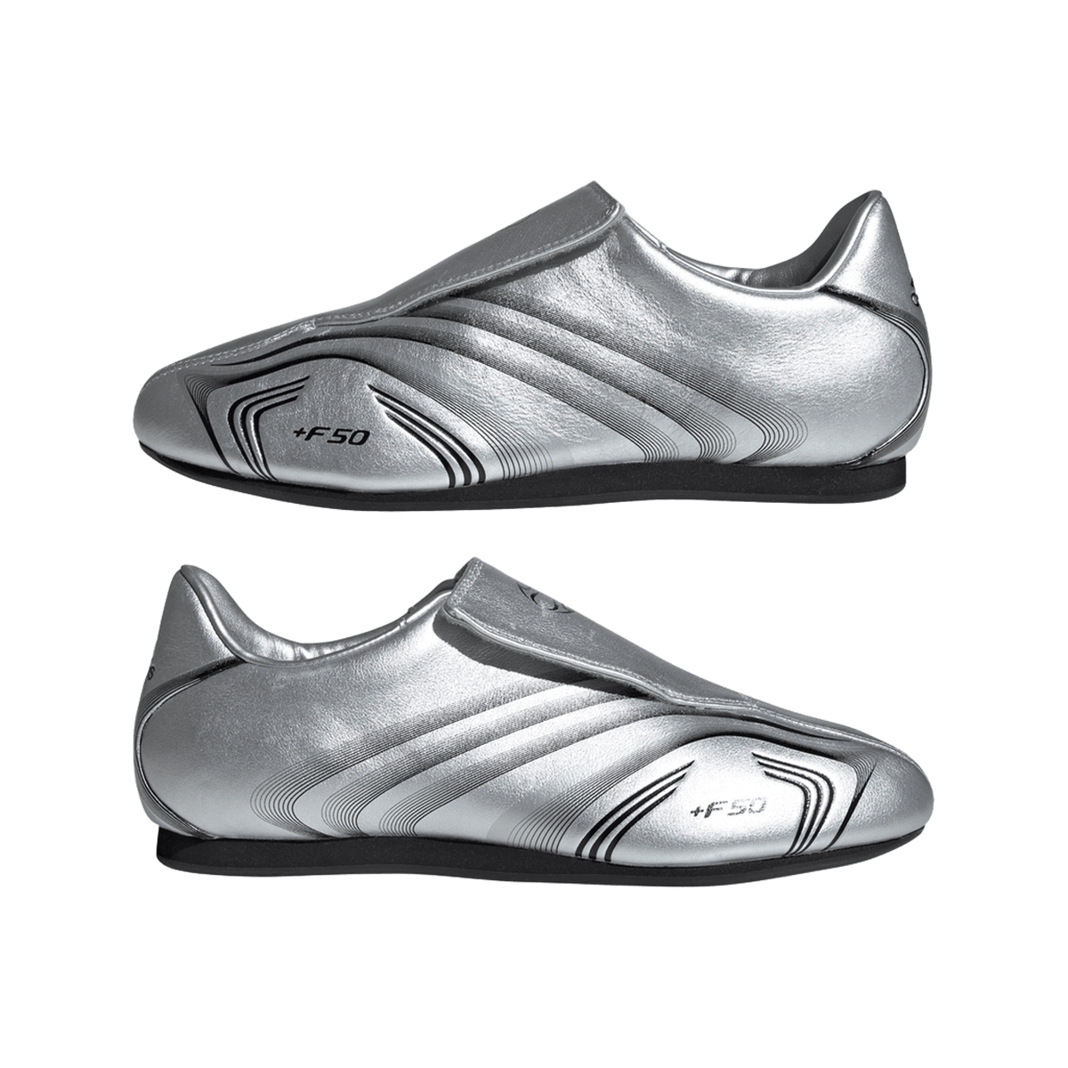 adidas Taekwondo F50 Silver Metallic Black (Women's)