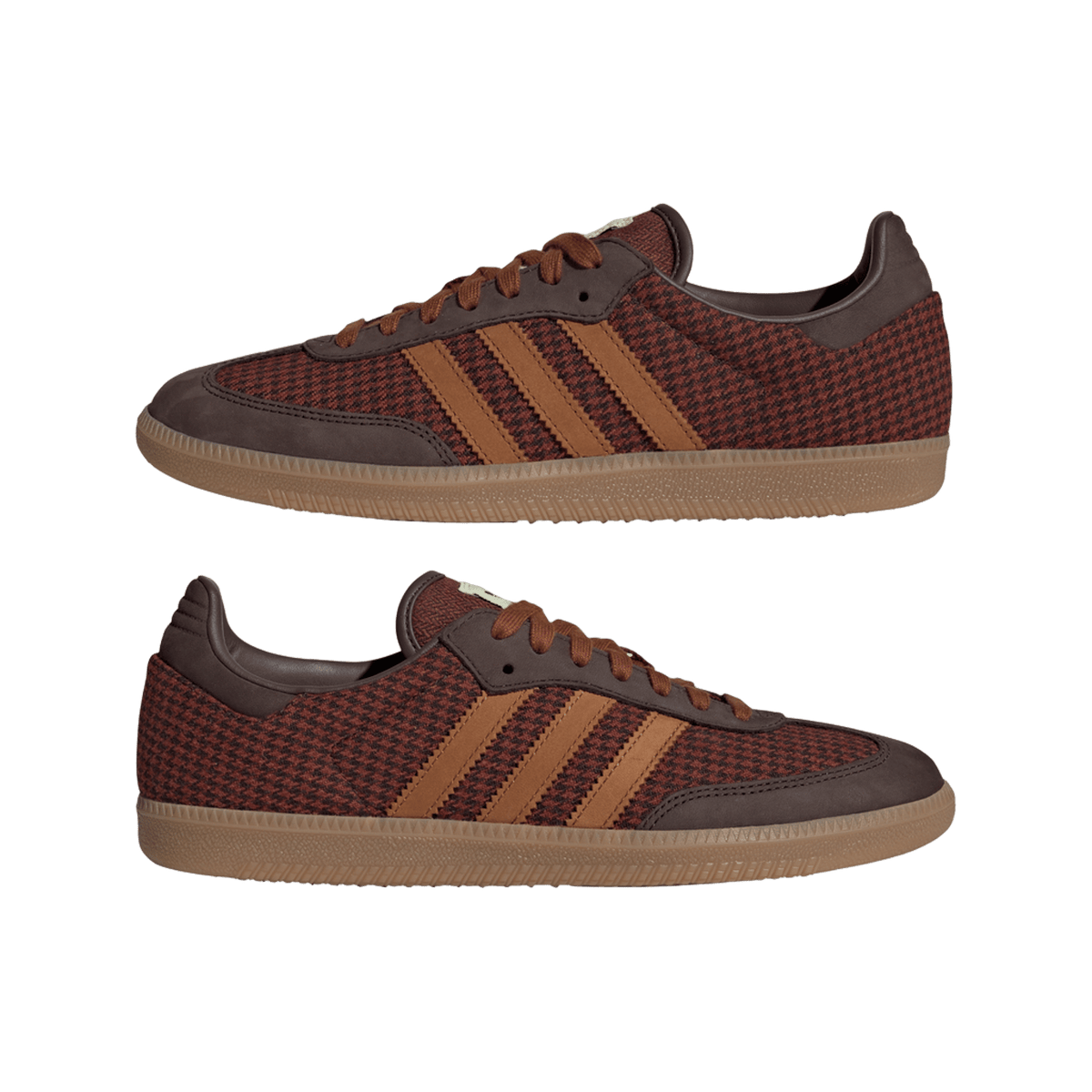 adidas Samba OG Houndstooth Aurora Coffee Burnt Sienna
