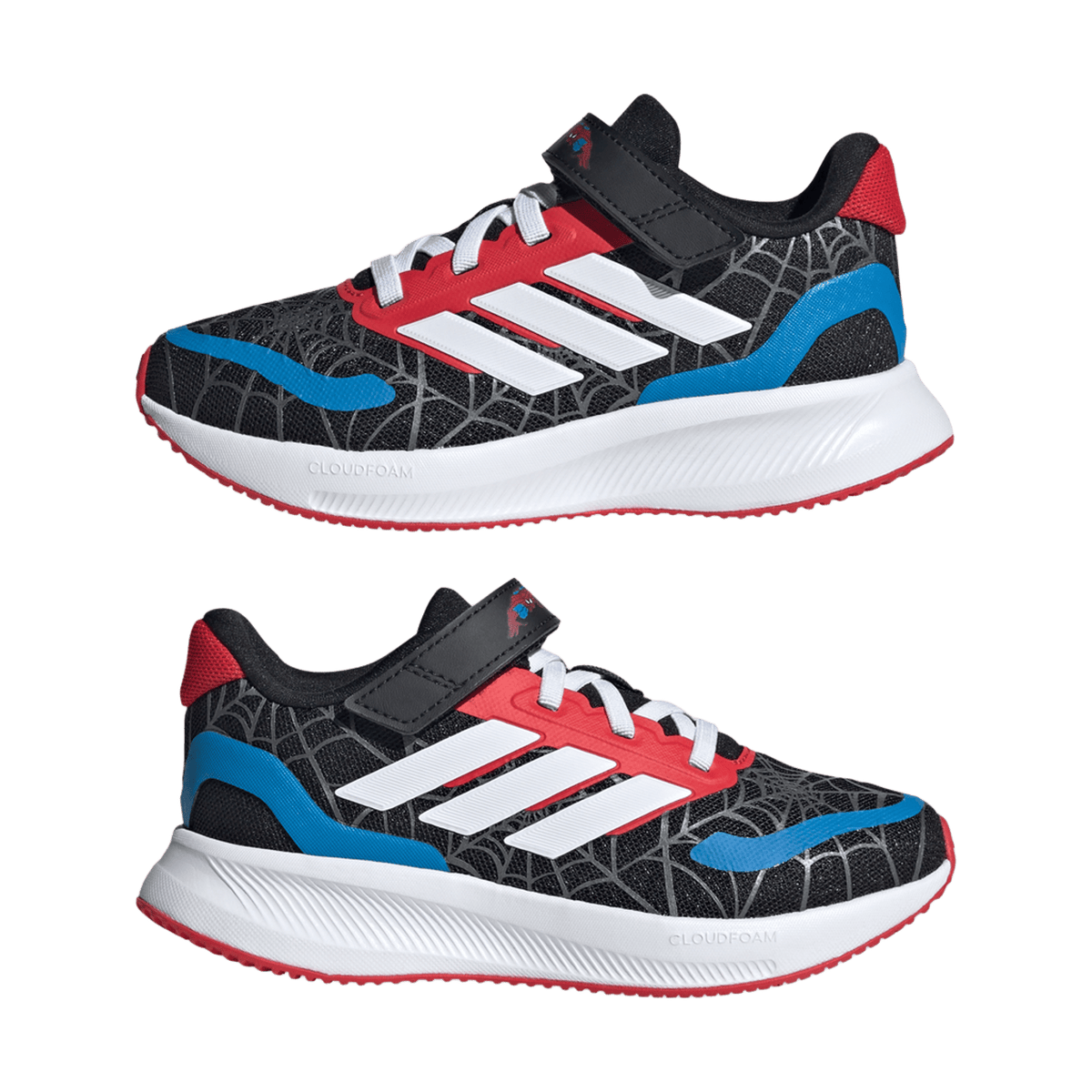 adidas Runfalcon Spider-Man Core Black Cloud White Pure Ruby (PS)