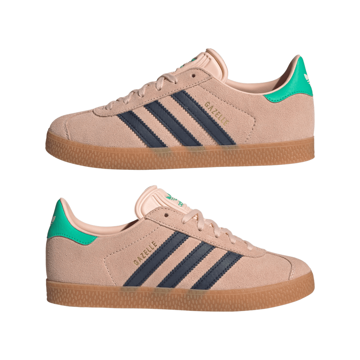 adidas Gazelle Blush Pink Night Indigo Green (GS)