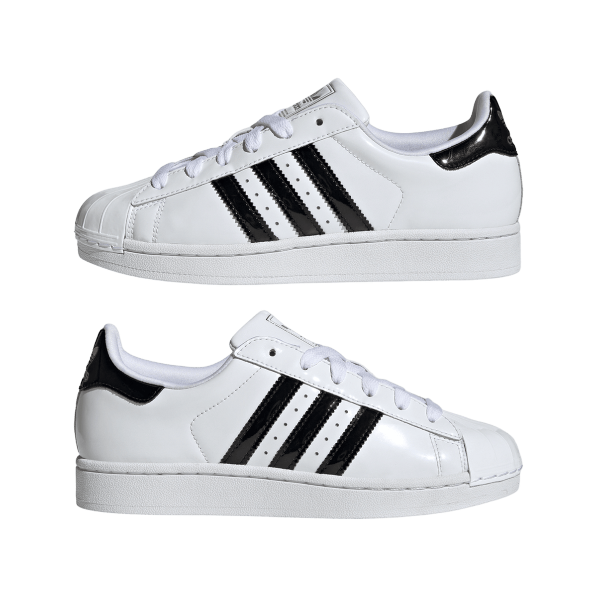 adidas Superstar II Cloud White Core Black Gold Metallic (Women's)