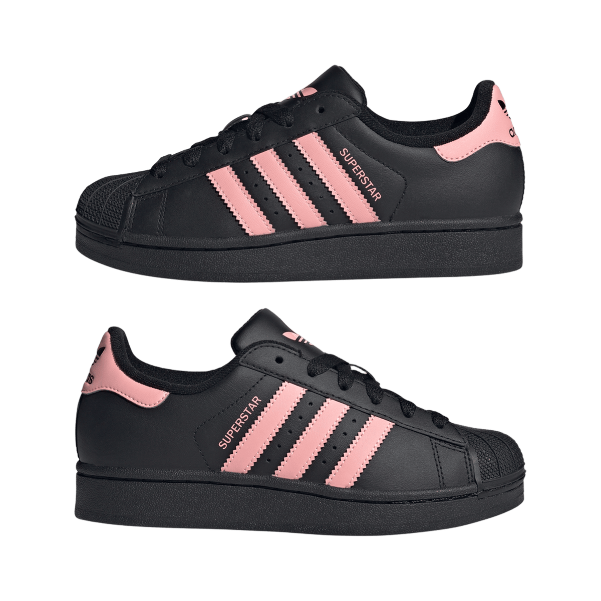 adidas Superstar II Black Glow Pink (GS)