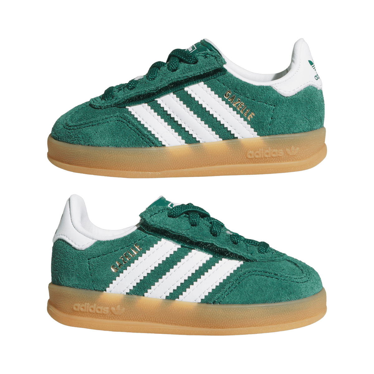 adidas Gazelle Indoor Comfort Closure Collegiate Green White Gum (TD)