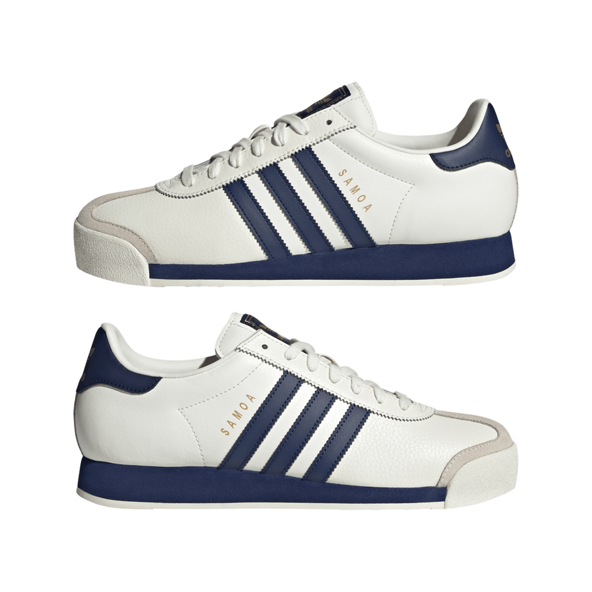 adidas Samoa Off White Dark Blue Gold Metallic