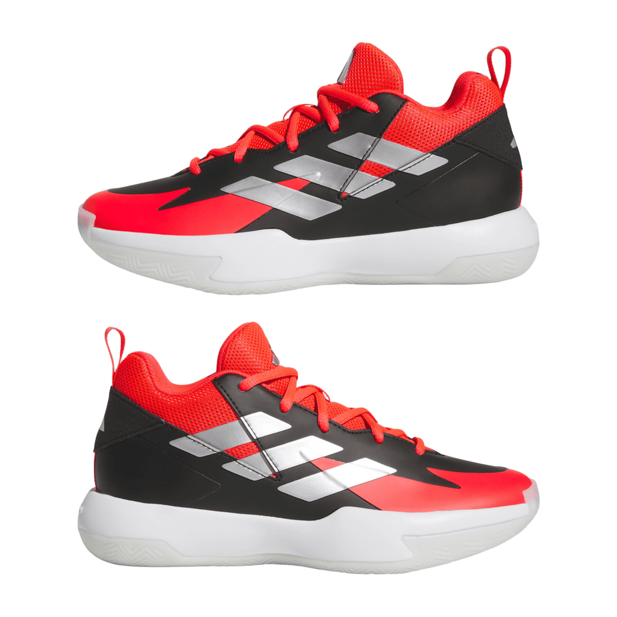 adidas Cross 'Em Up Select Cloud White Silver Metallic Crystal White (GS)