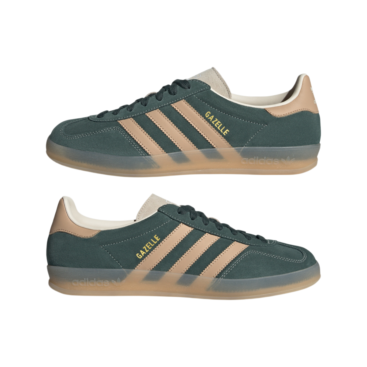 adidas Gazelle Indoor Shadow Green Warm Sandstone