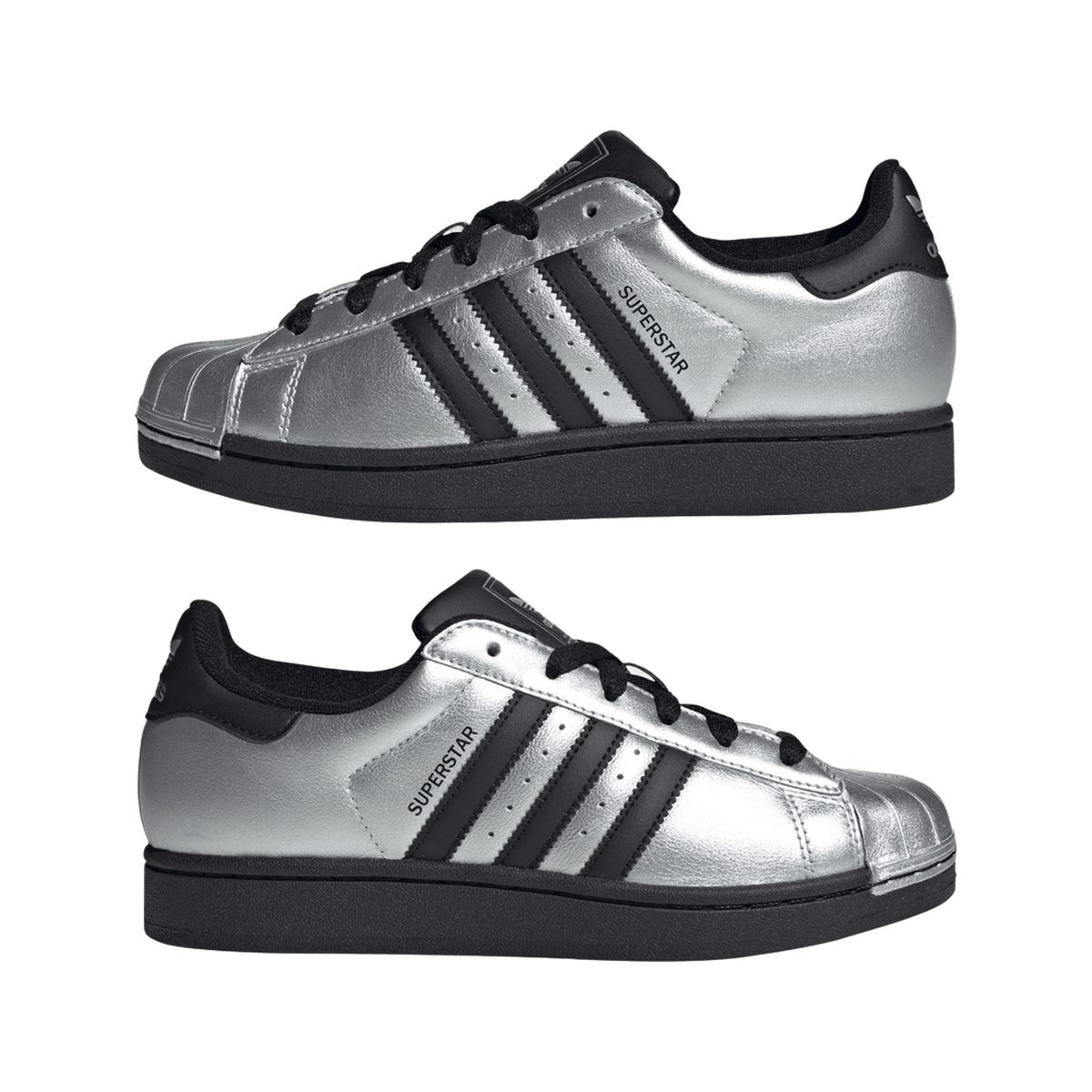 adidas Superstar II Silver Metallic Black (Women's)
