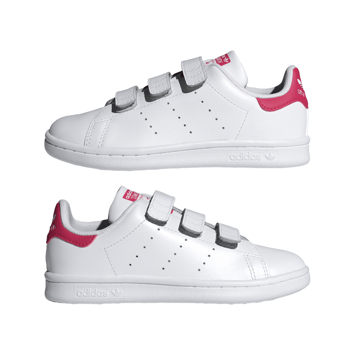 adidas Stan Smith Comfort Closure Cloud White Bold Pink (PS)