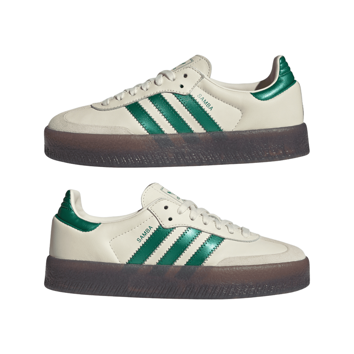 adidas Sambae Cream Bold Green (Women's)