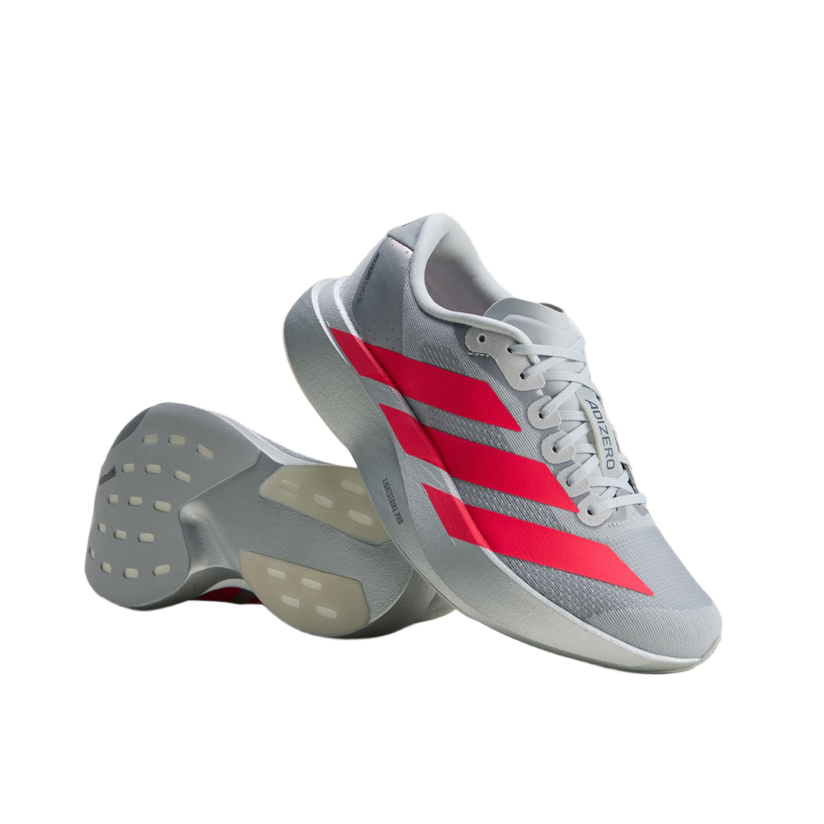 adidas Adizero Evo SL Silver Metallic Lucid Red (Women's)