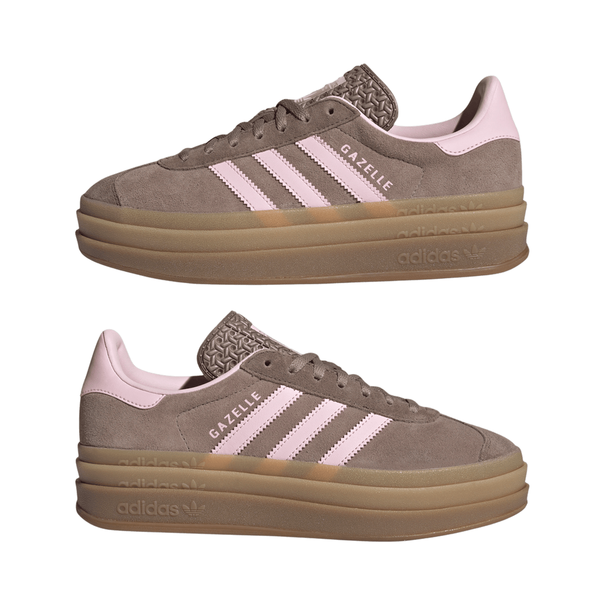 adidas Gazelle Bold Trace Brown Clear Pink (Women's)