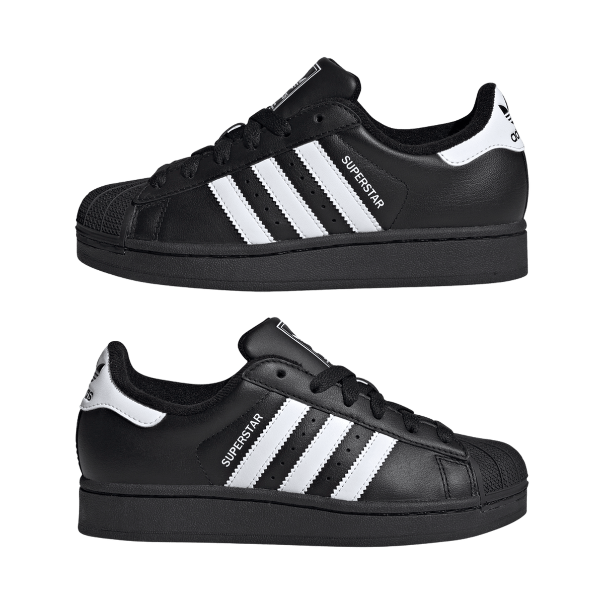 adidas Superstar II Black White (GS)