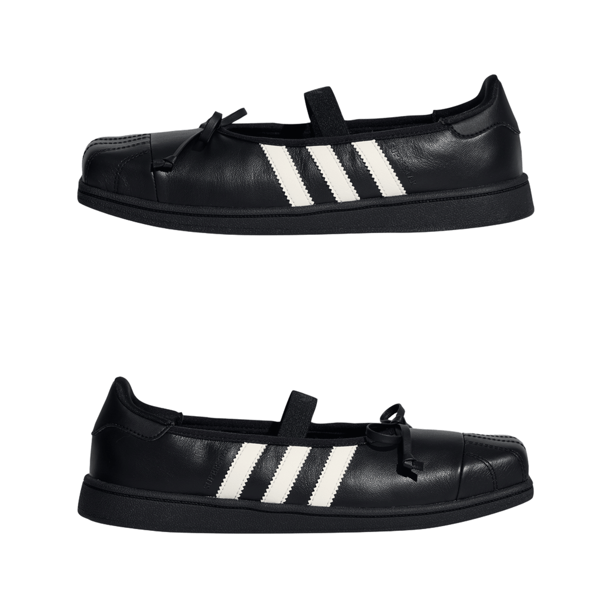 adidas Superstar Square Toe Ballet JENNIE Black Offf White (Women's)