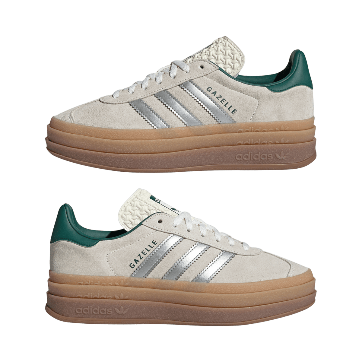 adidas Gazelle Bold Off White Collegiate Green (Women's)