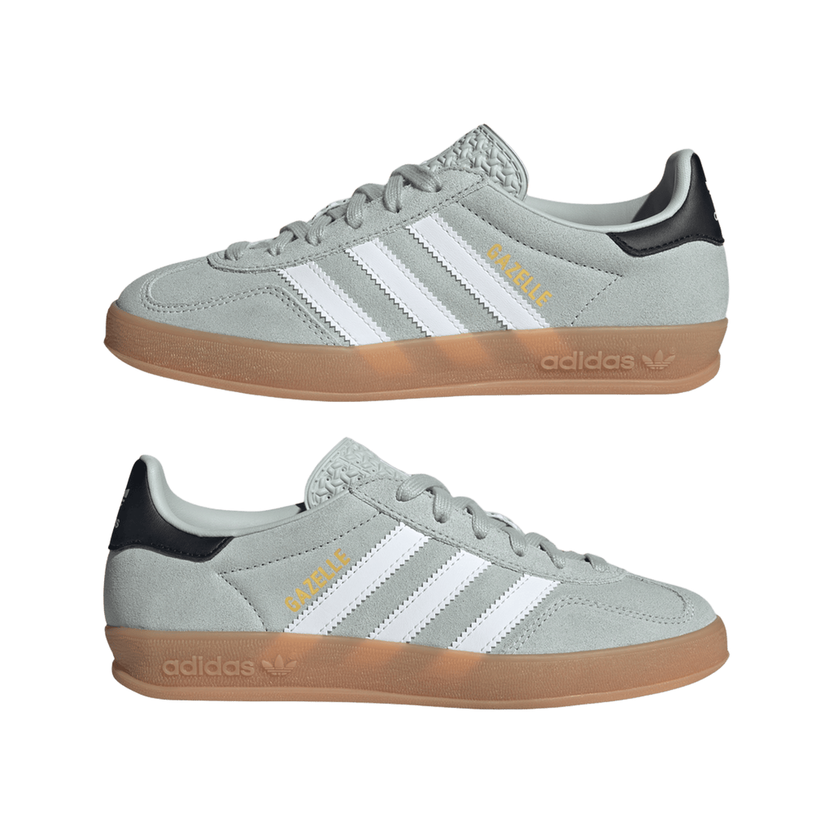 adidas Gazelle Indoor Wonder Silver Cloud White Core Black (GS)