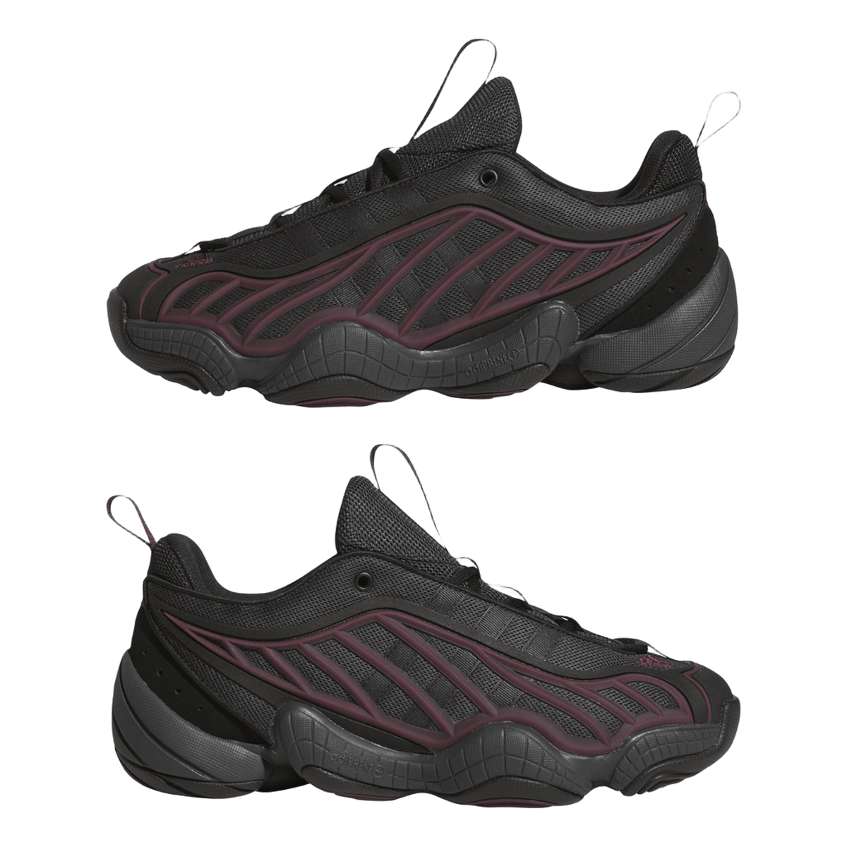 adidas Intimidation Low Core Black Maroon Carbon